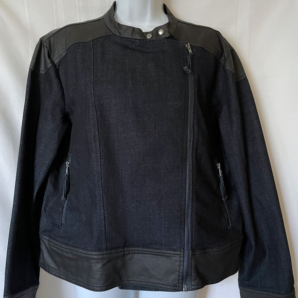 NWOT New York & Company Women's XL Blue Denim Jacket